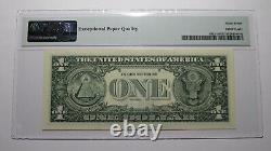 $1 1995 Repeater Serial Number Federal Reserve Currency Bank Note Bill PMG UNC67