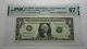 $1 2003a Repeater Serial Number Federal Reserve Currency Bank Note Bill Unc67epq