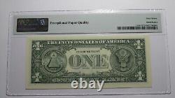 $1 2003A Repeater Serial Number Federal Reserve Currency Bank Note Bill UNC67EPQ