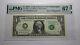 $1 2003 Radar Serial Number Federal Reserve Currency Bank Note Bill Pmg Unc67epq
