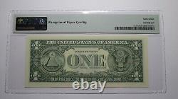 $1 2003 Radar Serial Number Federal Reserve Currency Bank Note Bill PMG UNC67EPQ