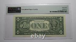 $1 2003 Radar Serial Number Federal Reserve Currency Bank Note Bill PMG UNC67EPQ