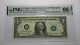 $1 2003 Repeater Serial Number Federal Reserve Currency Bank Note Bill Pmg Unc66