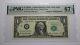 $1 2003 Repeater Serial Number Federal Reserve Currency Bank Note Bill Pmg Unc67