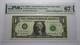 $1 2003 Repeater Serial Number Federal Reserve Currency Bank Note Bill Pmg Unc67