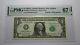 $1 2003 Repeater Serial Number Federal Reserve Currency Bank Note Bill Pmg Unc67