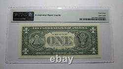 $1 2003 Repeater Serial Number Federal Reserve Currency Bank Note Bill PMG UNC67