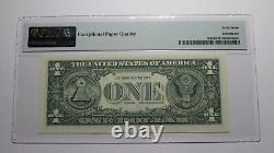 $1 2003 Repeater Serial Number Federal Reserve Currency Bank Note Bill PMG UNC67