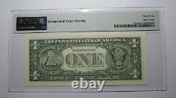 $1 2003 Repeater Serial Number Federal Reserve Currency Bank Note Bill PMG UNC67