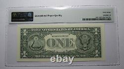 $1 2003 Repeater Serial Number Federal Reserve Currency Bank Note Bill PMG UNC67
