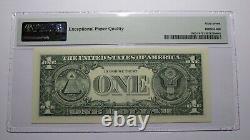 $1 2017 Radar Serial Number Federal Reserve Currency Bank Note Bill PMG UNC67EPQ