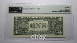 $1 2017 Radar Serial Number Federal Reserve Currency Bank Note Bill! PMG UNC67