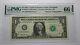 $1 2017 Repeater Serial Number Federal Reserve Currency Bank Note Bill Pmg Unc66