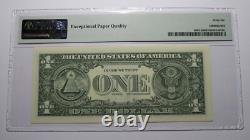 $1 2017 Repeater Serial Number Federal Reserve Currency Bank Note Bill PMG UNC66 $1 2017 Repeater Serial Number Federal Reserve Currency Bank Note Bill PMG UNC66