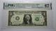 $1 2017 Repeater Serial Number Federal Reserve Currency Bank Note Bill Pmg Unc67