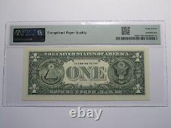 $1 2017 Repeater Serial Number Federal Reserve Currency Bank Note Bill PMG UNC67