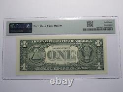 $1 2017 Repeater Serial Number Federal Reserve Currency Bank Note Bill PMG UNC67