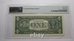 $1 2017 Repeater Serial Number Federal Reserve Currency Bank Note Bill PMG UNC67