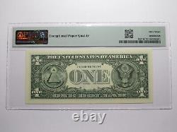 $1 2021 Repeater Serial Number Federal Reserve Currency Bank Note Bill PMG UNC67