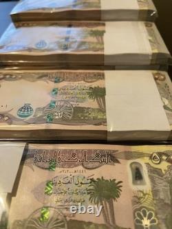 (1) MILLION IRAQ DINAR 1,000,000 IQD 20 x 50,000 AUTHENTIC IRAQ CURRENCY