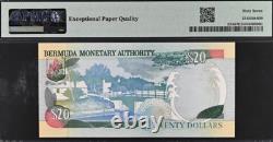2000 Bermuda 20 Dollars P53A BANKNOTE CURRENCY UNC PMG 67 EPQ