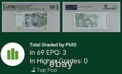 2001 Croatia 5 KUNA P37 BANKNOTE CURRENCY UNC PMG 69 EPQ