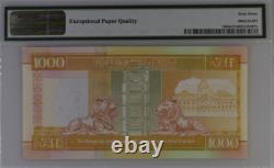 2002 Hong Kong 1000 Dollars P206b BANKNOTE CURRENCY UNC PMG 67