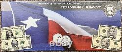 2003 Texas Coin and Currency Set STAR NOTE Low Matching Serial #00002601 UNC OGP