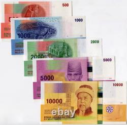 2005-2006 Comoros 500-10000 Francs SET BANKNOTE CURRENCY UNC