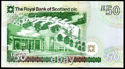 2005 Royal bank of Scotland £50 pound banknote UNC real currency last issue
