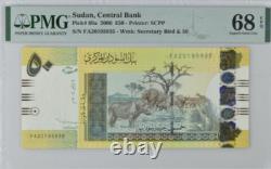 2006 Sudan 50 Pounds P69a BANKNOTE CURRENCY UNC PMG 68