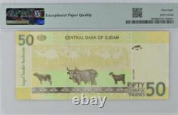 2006 Sudan 50 Pounds P69a BANKNOTE CURRENCY UNC PMG 68