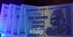 2008 100 TRILLION DOLLARS ZIMBABWE BANKNOTE AA P-91 GEM Unc Note Currency