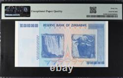 2008 Zimbabwe 100 Trillion Dollars P91 Banknote Currency Unc Pmg 66