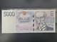 2009 Czech Republic 5000 Korun Banknote Currency Unc