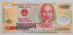 200,000 DONG x 100 notes 20 MILLION VIETNAM CURRENCY s UNC BEST PRICE