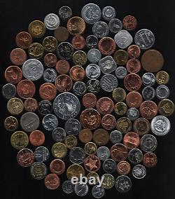200 All Different COUNTRY UNC WORLD CURRENCY COIN AFRICA ASIA EUROPE COLLECTION