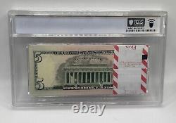 2021 $5 Pcgs Federal Reserve Star Note Boston Fr. 1999-a Gem Unc 66 Ppq