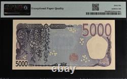 2024 Japan 5000 Yen P108a BANKNOTE CURRENCY UNC PMG 66 AA-AA