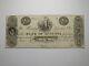 $20 1833 Augusta Georgia Obsolete Currency Bank Note Bill Unc++ Bank Of Augusta