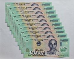 20 X 500k 500,000 VND Polymer UNC Banknotes 10,000,000 Vietnamese Dong Currency