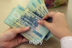 20 X 500k 500,000 VND Polymer UNC Banknotes 10,000,000 Vietnamese Dong Currency