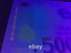 20 X 500k 500,000 VND Polymer UNC Banknotes 10,000,000 Vietnamese Dong Currency