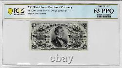 25 Cent Fractional Currency note-fr. 1295-PCGS Banknote Choice UNC 63 PPQ