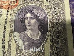28 World Currency Bills UNC! 1918 Austria 10000 Kronrn Red DEUTSCHOSTERREICH