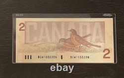 $2 $100 Bird Series 6 Banknote Set. UNC. Rare uncirculated set. Fancy. MINT