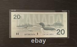 $2 $100 Bird Series 6 Banknote Set. UNC. Rare uncirculated set. Fancy. MINT
