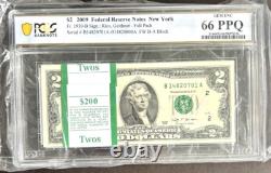 $2 2009 FRN PACK PCGS 66 PPQ GEM UNC Fr. 1939 B