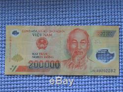 2 Million VND 200,000 x 10 Dong Currency VND Banknotes Almost UNC