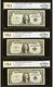 3 $1 1935-g Silver Certificate Currency Bank Notes Consecutive Examples Unc64ppq
